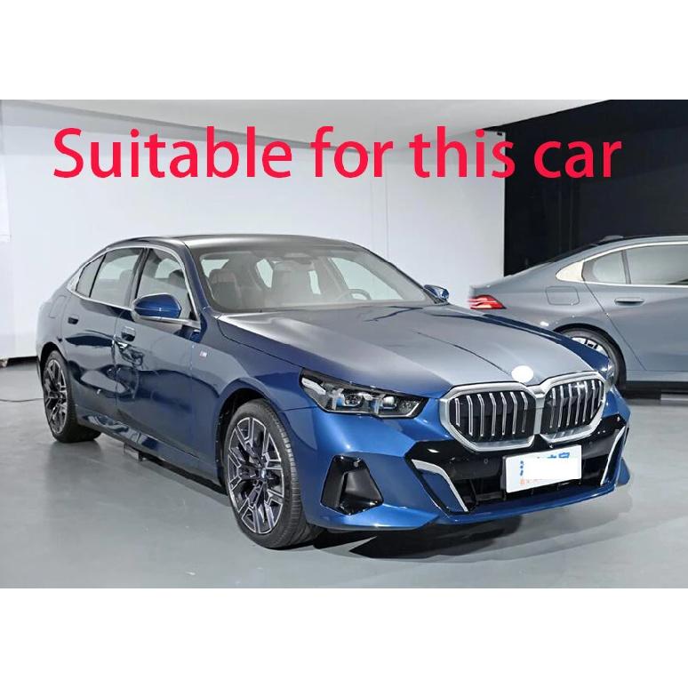 For BMW 5 Series 2024 2025 Car Accessories Carbon Fiber Style Tail door cover Switch Button Control Panel Cover Trim Bezel