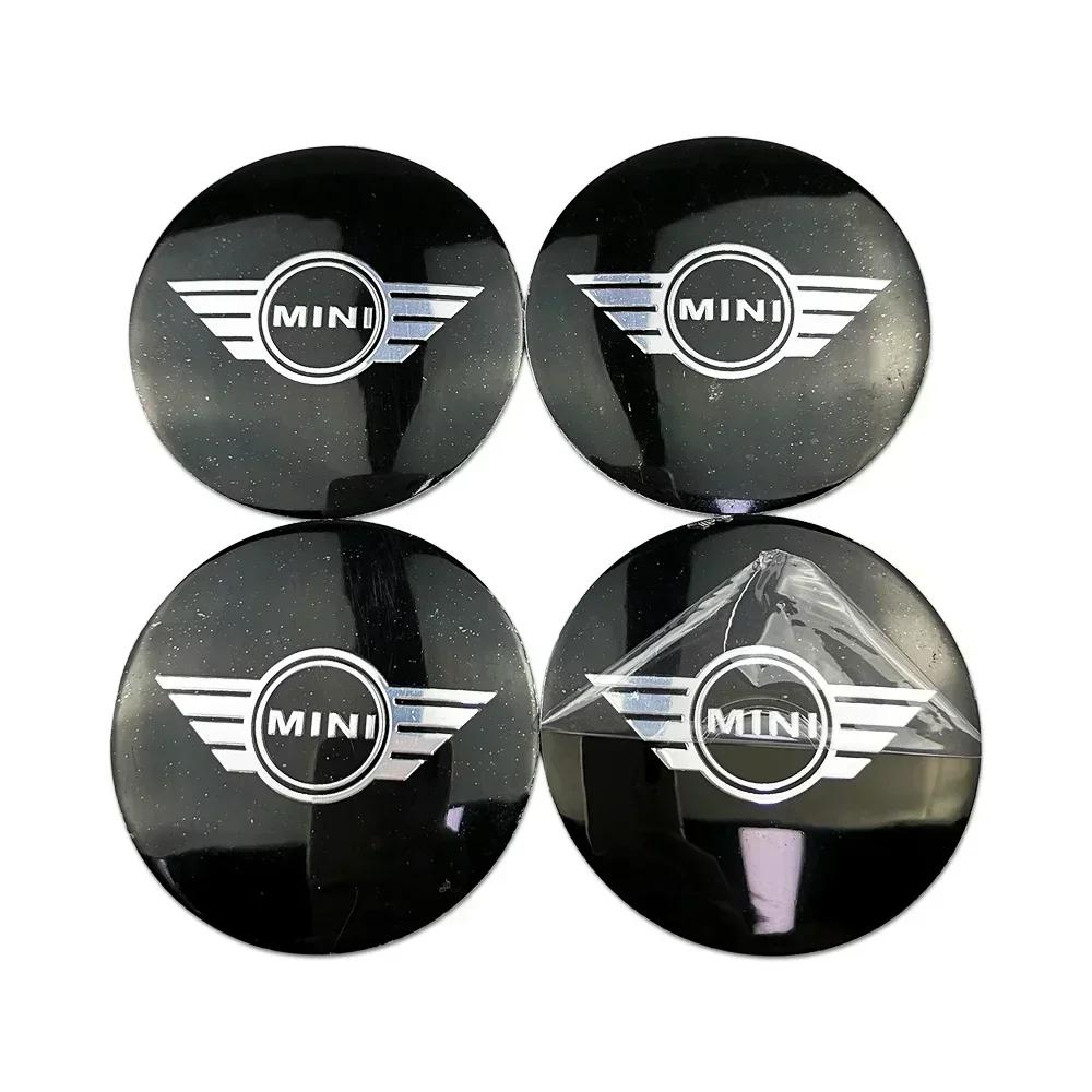 4 шт. Наклейки на центральные колпачки дисков для Mini Cooper JCW R50 R52 R53 R56 R57 R58 R60 MINI CLUBMAN COUNTRYMAN Аксессуары