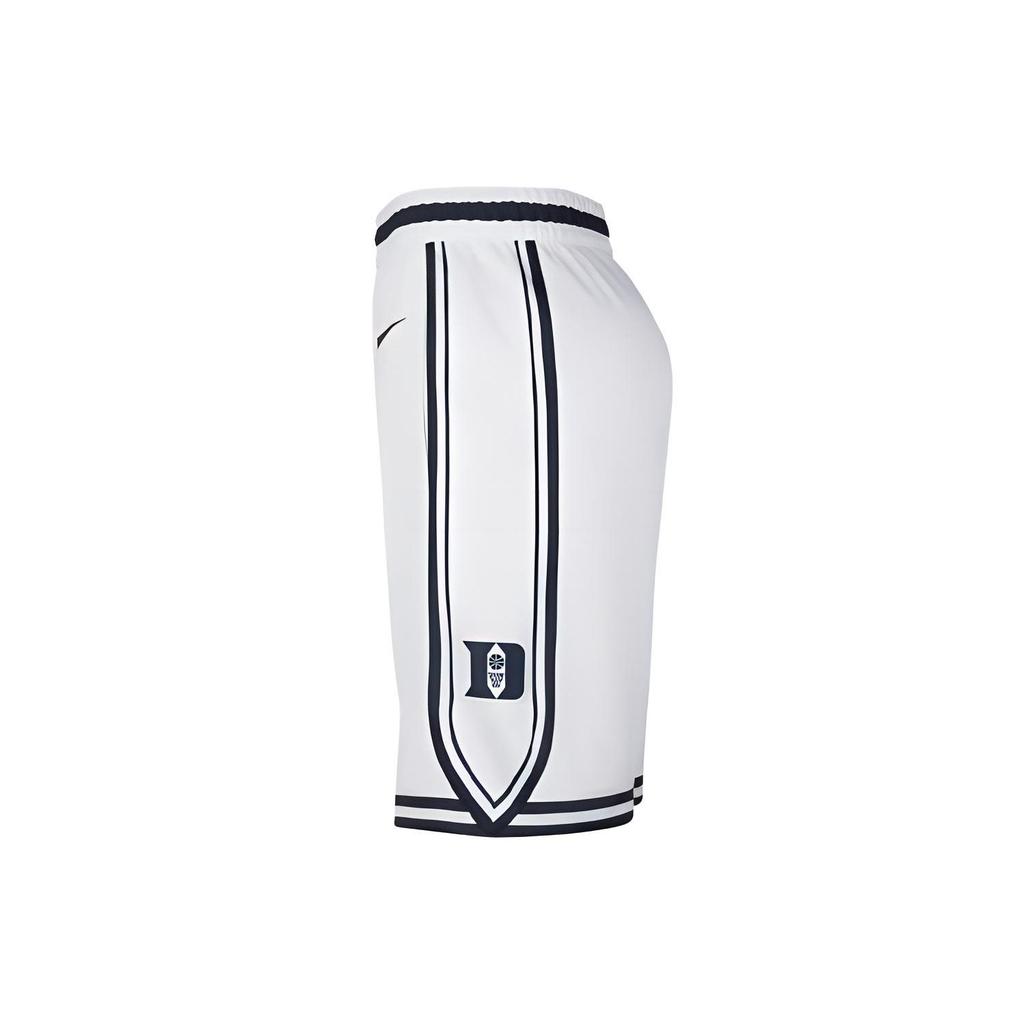 Nike Duke Limited Home Dri-FIT Color Block эластичный пояс прямые штанины дышащие баскетбольные шорты мужские шорты белые DZ6011-100