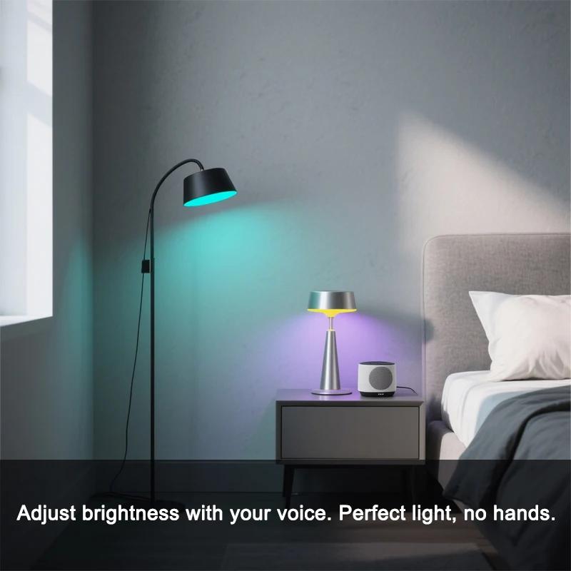 Tuya Wifi BLE Умная светодиодная лампа Alexa Светодиодная лампа E27 RGB 85-265V Умные лампы для Google Ассистента Smart Life