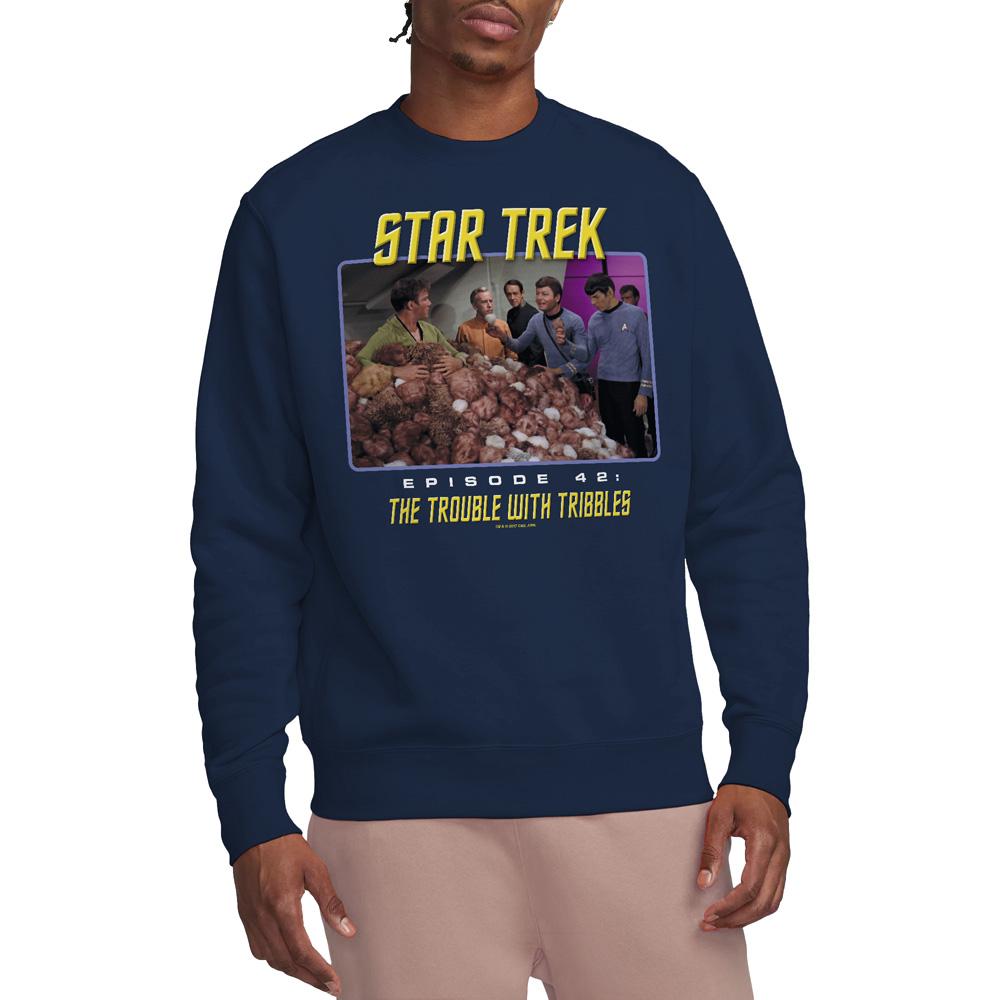 Star Trek Unisex Adult The Trouble with Tribbles Sweatshirt