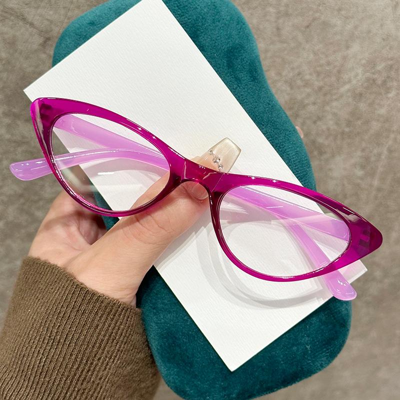 Fashion Simple Presbyopia Glasses Anti-Blue Light Men Full Frame Reading Eyeglasses Lady Vintage Cat Eye Eyewear Diopter To +4.0