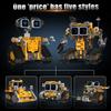 5-in-1 robot programming remote control building blocks, transformable robot model ornaments, children's holiday gifts, DIY toys