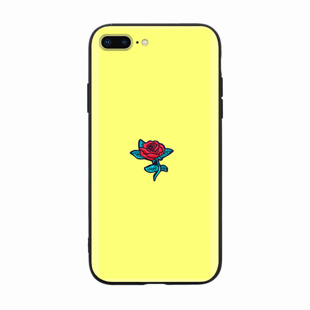 Черный чехол для Xiaomi Redmi 13C Note 9 iPhone XR 7 8 14 15 11 12 13 X XS Pro Max Samsung A25 S23 S24 FE Ultra Plus Rose
