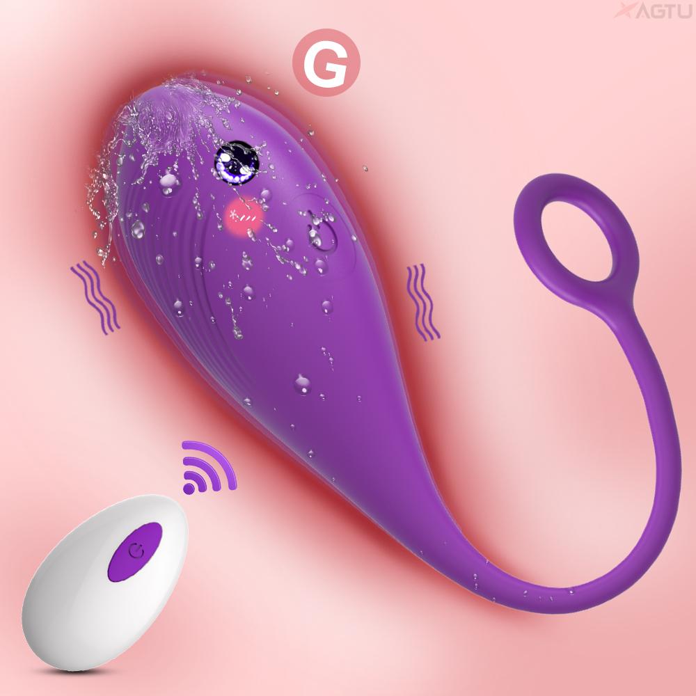 Секс-игрушка Женский G-точка Вибратор для женщин Стимулятор клитора Вибрирующее яйцо Вибратор-дилдо Проникновение Вагинальный Анальный Вибрационная игрушка