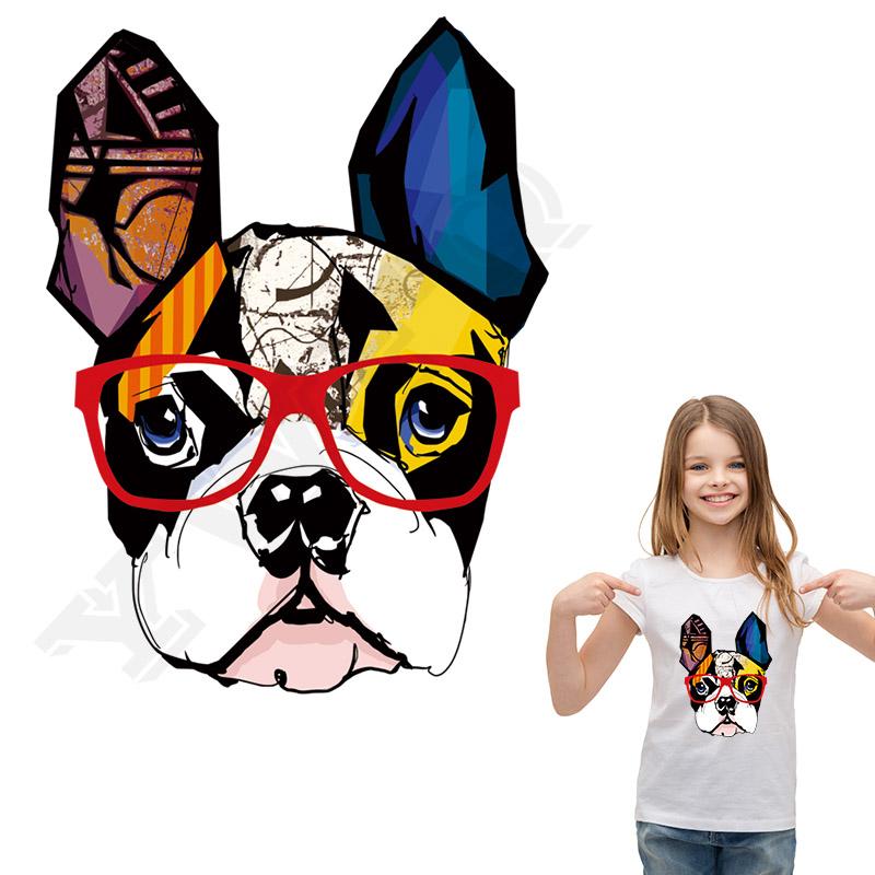 Нашивки с милыми животными и собаками, термопереносные «сделай сам», гладить для одежды, футболки, платья, моющиеся аксессуары