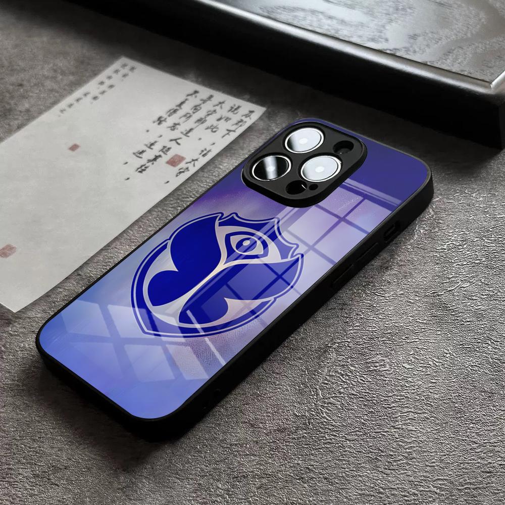 Чехол для телефона T-TomorrowlandS для IPhone 17 Pro Max 15 14 Pro 12 11 13 Mini X XR XS 16 Plus SE Стеклянная крышка