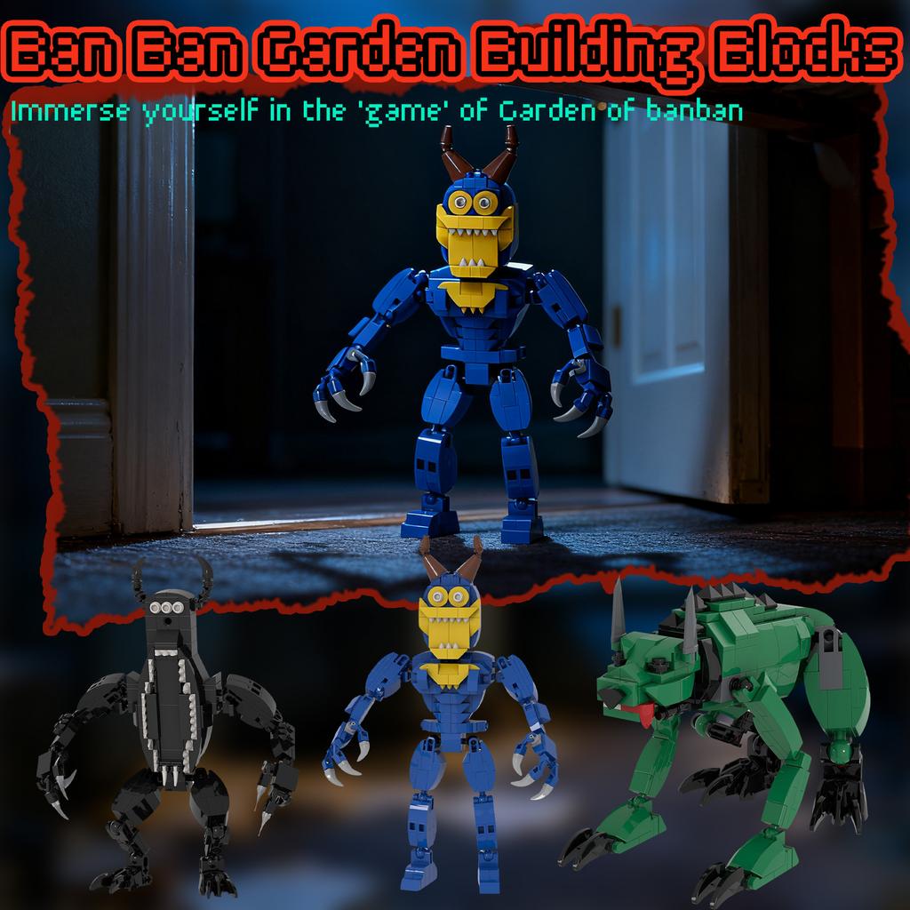 Imitation Mystery Puppet Assembly Building Block Figure Model - Creative Building Block Anime Model, Suitable For Display And Collection Gifts.