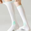 Compression Fitness Long Tube Socks Anti-slip Running Skipping Yoga Socks  For Running Jump