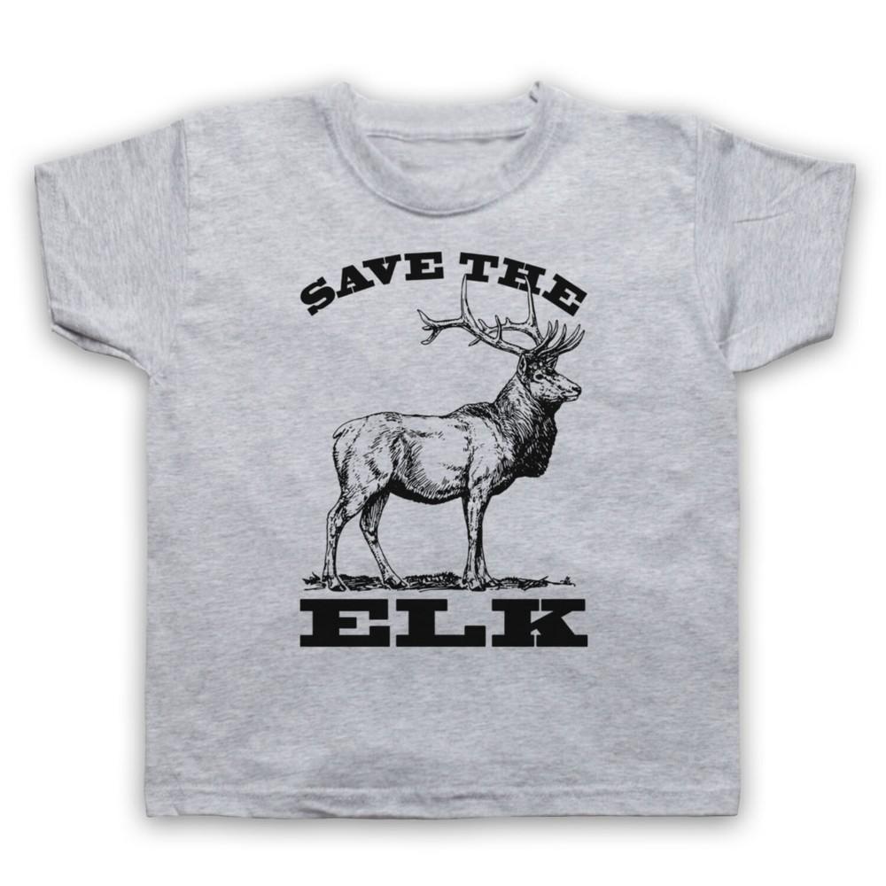 Save The Elk Animal Rights Protest Slogan Anti Hunting Kids Childs T-Shirt
