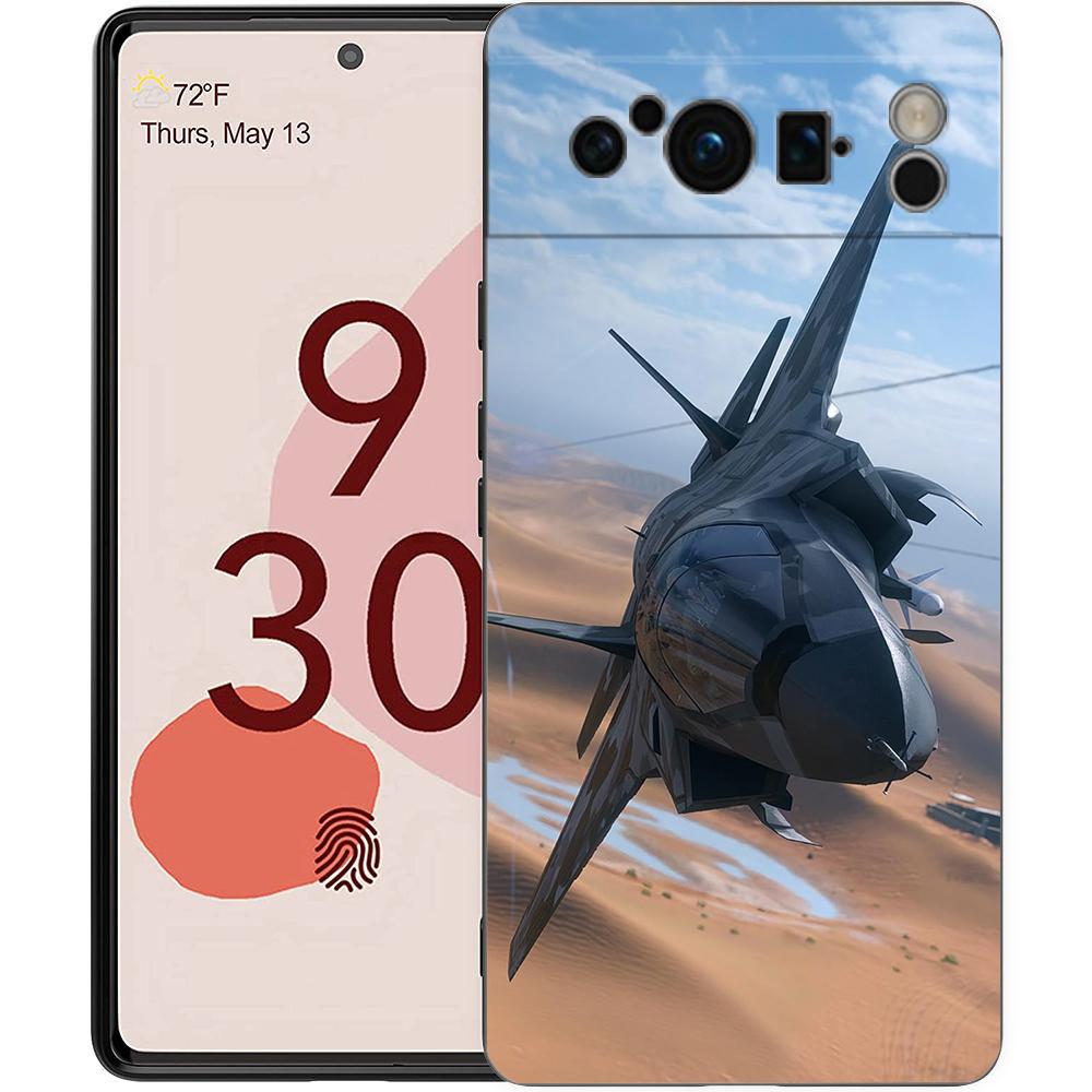 Чехол для телефона Google Pixel 10 Pro Pixel 9 Pro XL TPU Чехол Pixel 8 Pro 9A 8A 7A 7 6A 6 Pro Обложка Самолет Вертолет Самолет