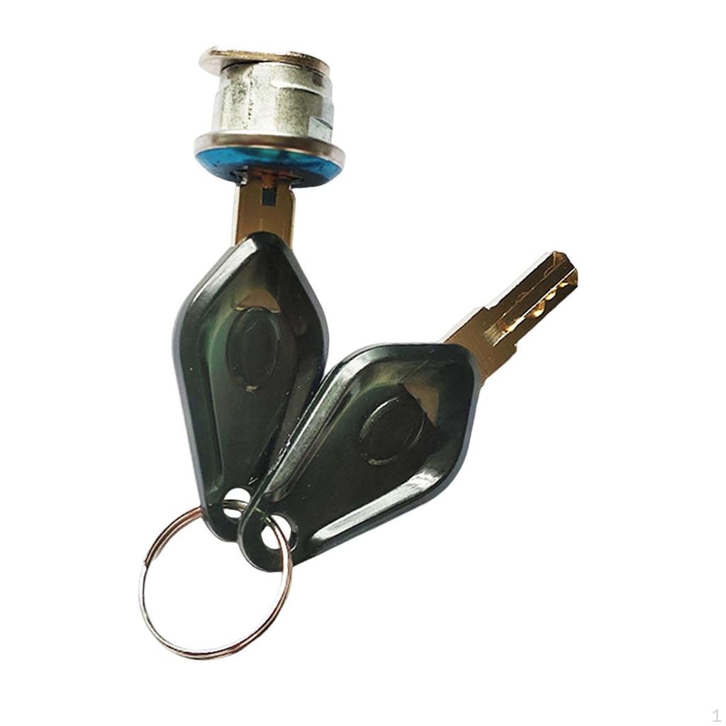 Motorcycle Rear Case Lock Metal for Luggage Carrier with Keys Anti-theft Retrofit Kit