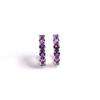 Exquisite Natural South African Amethyst Earrings 925 Sterling Silver Stylish Elegant Jewelry Gifts for Women and Girls
