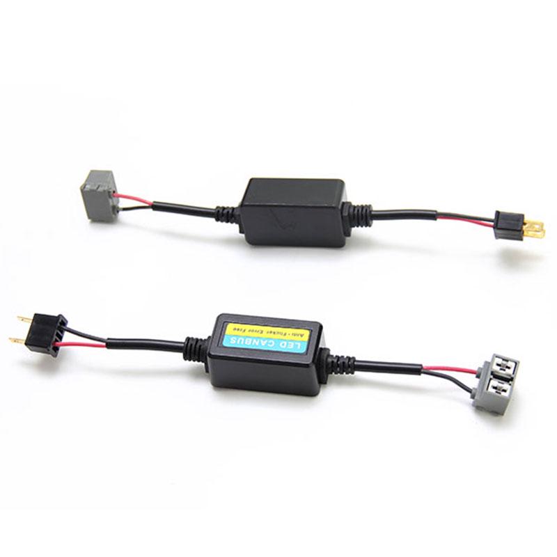 2шт H7 автомобильный светодиодный декодер фар Canbus безошибочный резисторный компенсатор