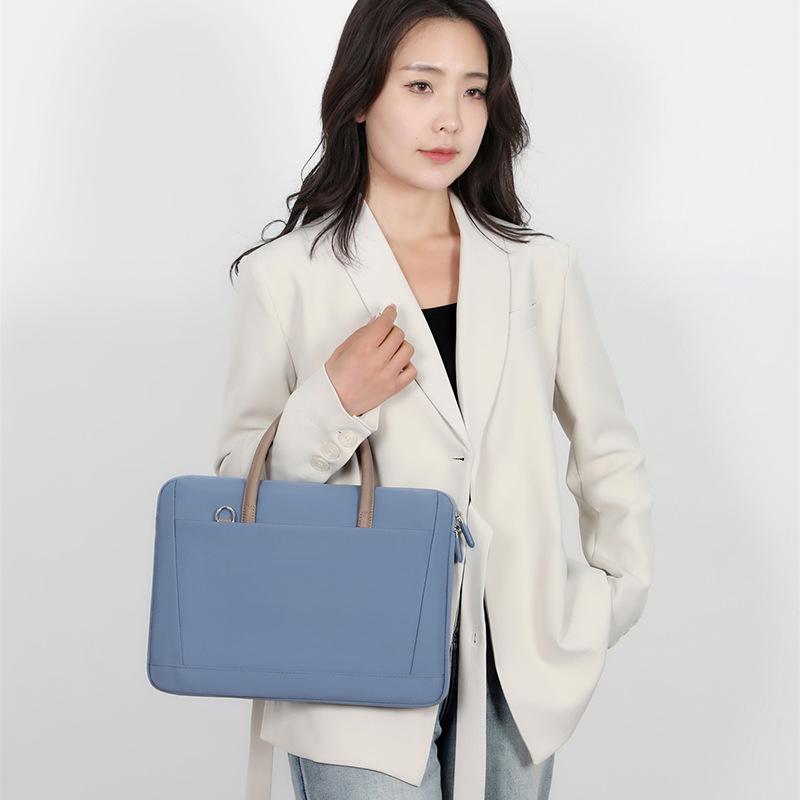 TS JYL laptop bag,Shoulder Laptop Handbag Women Slim Document Bag Business Commuter Briefcase