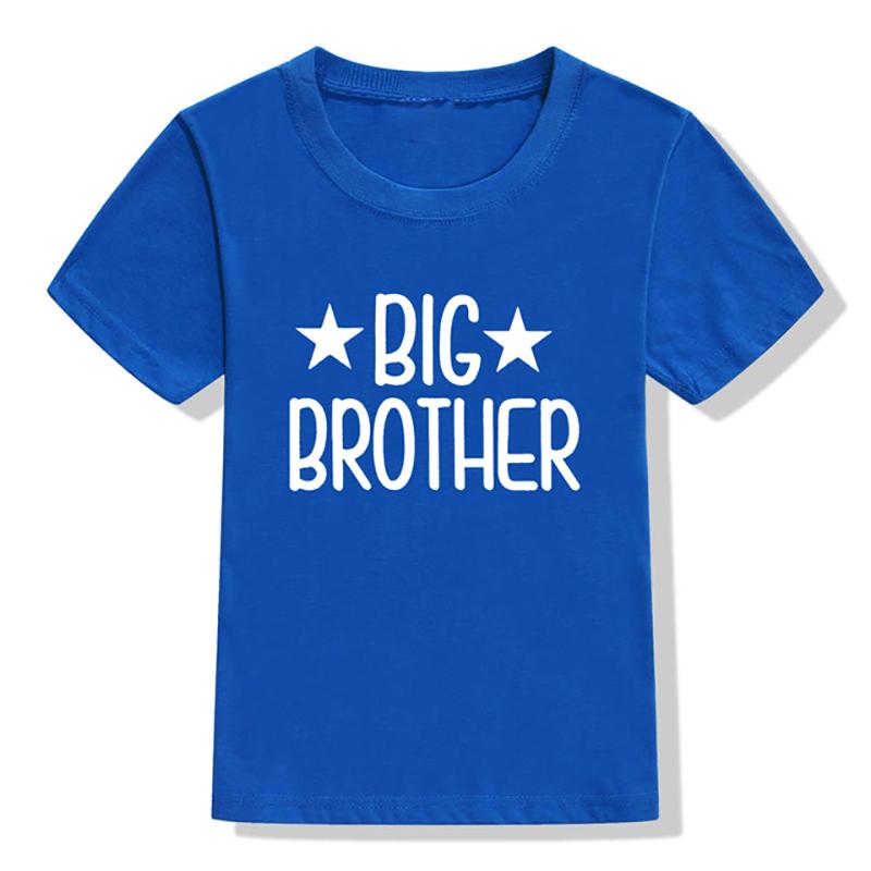 Футболки для братьев и сестер, детские футболки, футболка с объявлением «Большой брат, большая сестра», детская футболка с короткими рукавами, повышенная до «Большой брат/сестра»