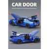 1/32 Nissan GTR R34 Skyline Суперкар Сплав Металл Литье под давлением Модель Автомобиля Звук и Свет Праздничный Подарок Парню Коллекция Хобби Украшения