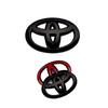 rtzup10 steering wheel Toyota logo ABS For Toyota Coorolla Camry reiz RAV4 Crown Avalon CHR car logo sticker label modified accessories