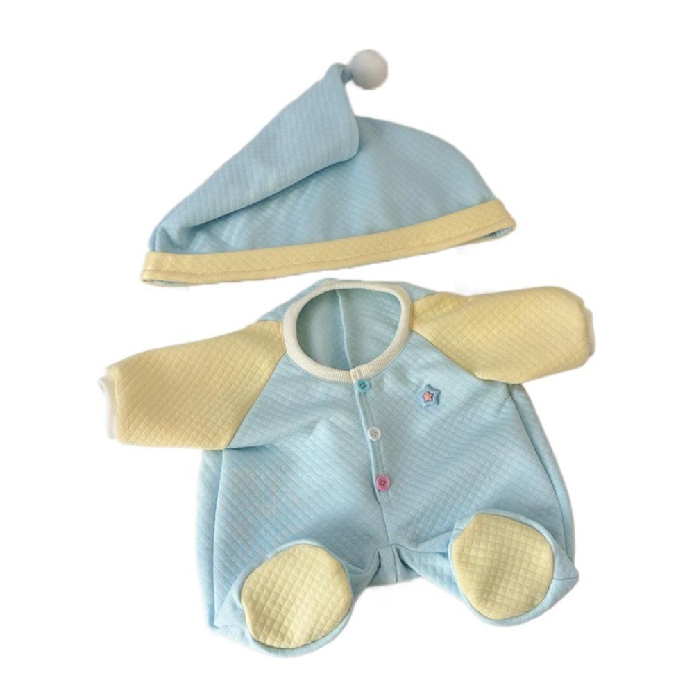 Комбинезон 40 см Одежда для хлопковой куклы Поза сидя Запасная одежда для куклы Шляпа клоуна Мультяшная Одежда для куклы Без атрибутов