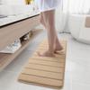 Olanly Soft Memory Foam Bathroom Bath Mat Absorbent Non-Slip Bath Mat Washable Comfortable Bath Mat Easy to Dry For Bathroom Rug