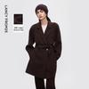 Женское двустороннее пальто Langzi из 100% шерсти с лацканами