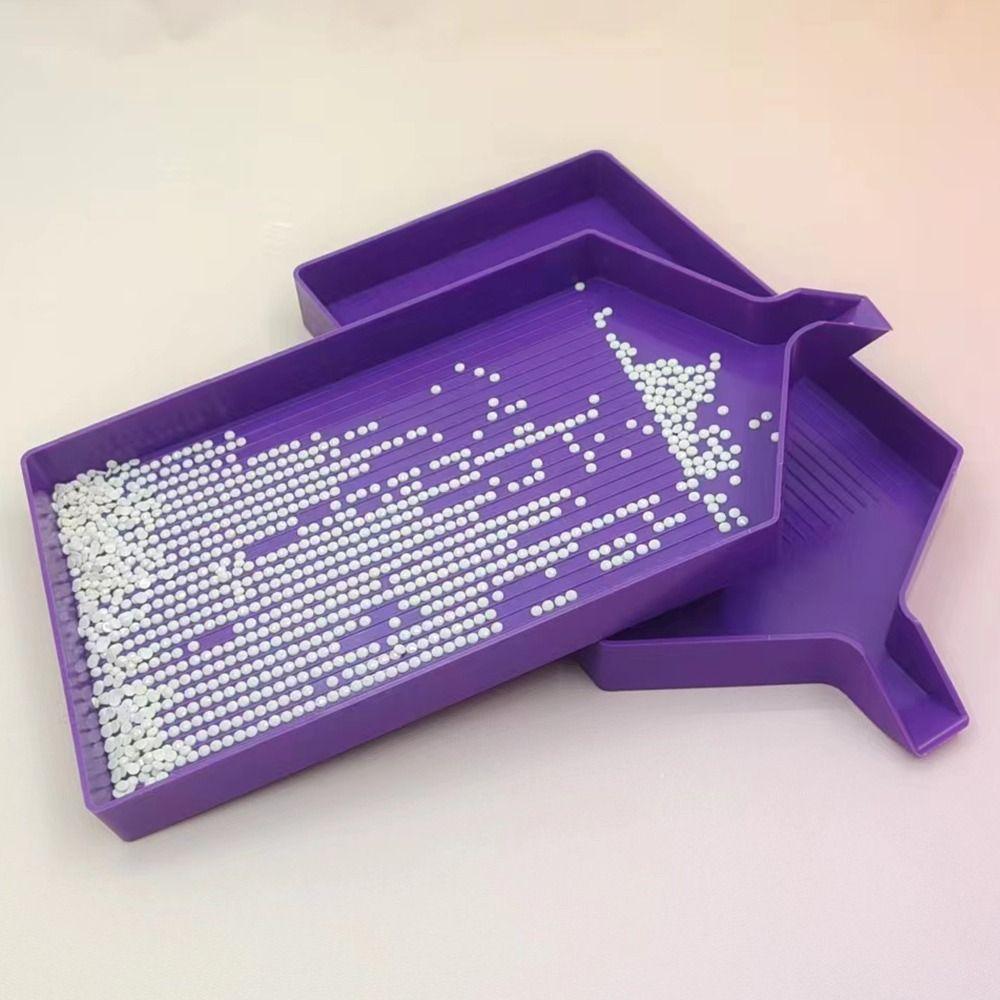 1 пара наборов лотков для алмазной живописи большой емкости, аксессуары для инструментов для алмазной живописи