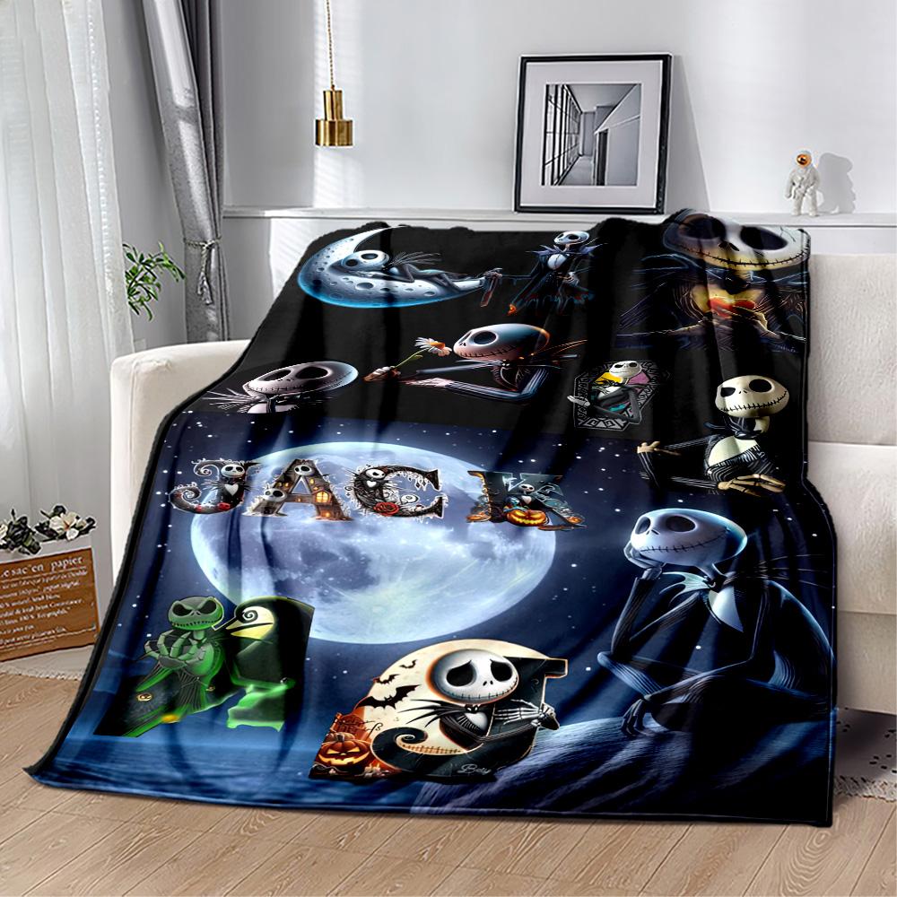 Christmas Nightmare Blanket Soft & Cozy Great for Picnics Bedding Bed All-Season Use Modern Style Unique Gift for Family and Friends Camping