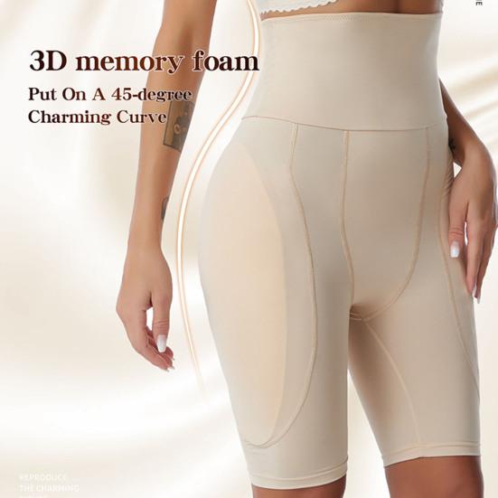 Женские трусы для коррекции ягодиц Брюки с высокой талией для коррекции живота Корректирующее белье для бедер с подушечками Корректирующее белье для бедер Трусы для повседневной носки