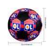 1PC OL size 5 soccer ball PrahaIndoor Soccer Ball Colorful All Ages Machine Stitched PVC Competition Ready Durable High-Bounce
