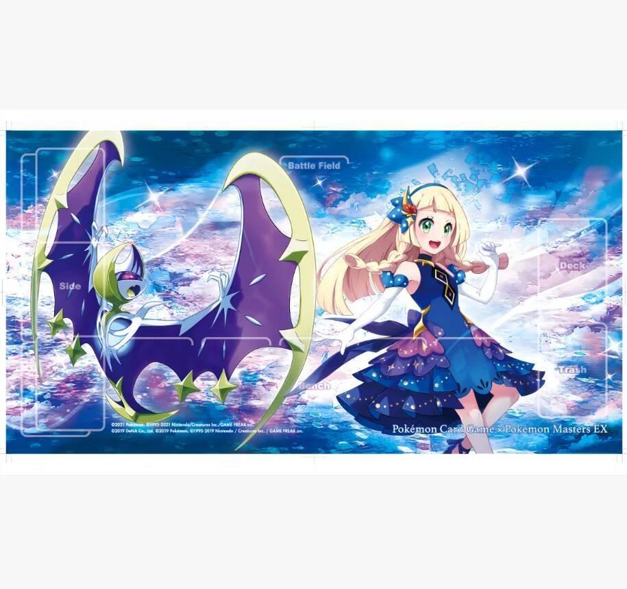 Designs DIY MM Pokemon Playmat Anime Mew Leafeon Pikachu Squirtle Bulbasaur Charmander PTCG Battle Card Mat