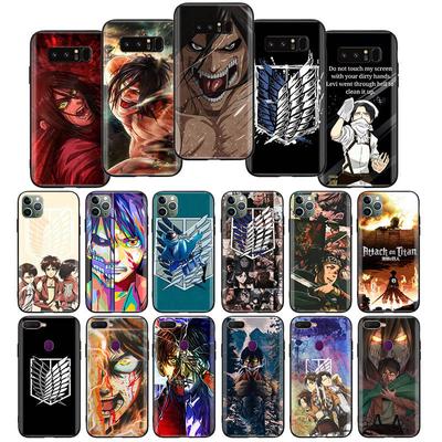 Чехол 30 Anime Attack on Titan для Xiaomi Redmi 10A 10C 12C 13C 9A 9C 9T A3 A3X Note 8 9 10 11 12 13 Poco F5 F6 M6 X3 X6 C50 C51 C55 C65 Pro Plus 4G 5G