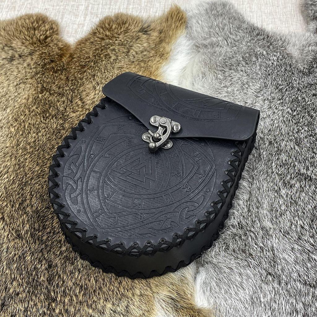 Поясная сумка-кошелек в стиле викингов для монет в средневековом стиле