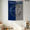 Custom Name SV Darmstadt 98 Wall Tapestry Aesthetic Wall Hanging Printed Fabric Blanket Decorative Tapestries for Bedroom Living Room Home Decor