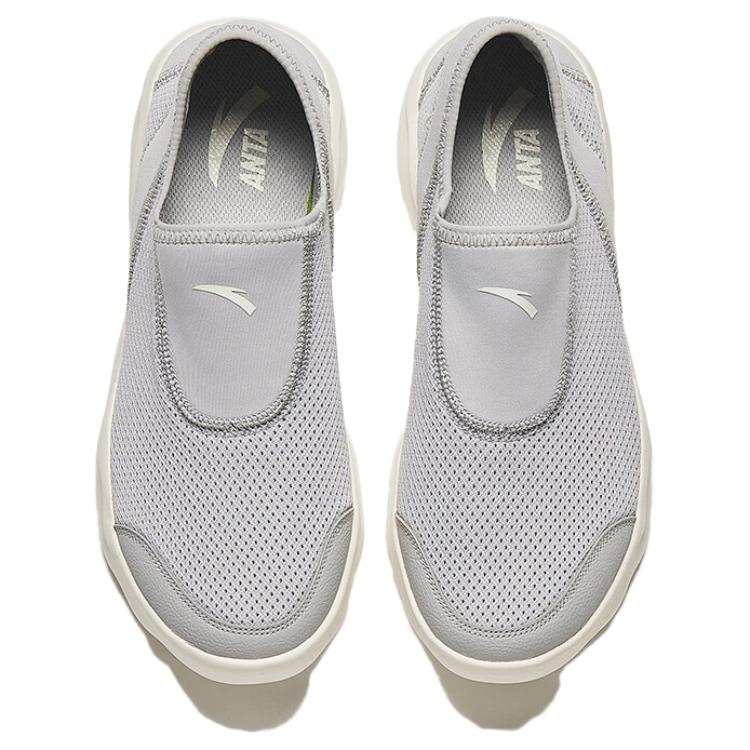 ANTA Light Soft Mesh Light Grey White Womens Casual Shoes 912427707-2