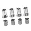 Tire Valve Caps with Chrome Sleeve Cover TPMS Compatible Wheel Stem Dustproof for American Cars Ventilation Valves 4