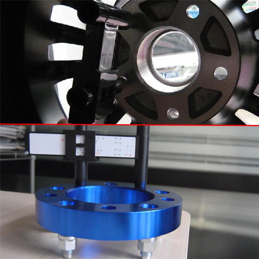 Точные болты для шин Колесные диски Шаблон Линейка PCD Измерительный инструмент 4 5 6 8 крепежных отверстий