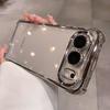 Для Vivo X300 FE Чехол ТПУ Электроокрашенный Прозрачный Мягкий Силиконовый Задняя Крышка Для Vivo X300 FE Защита Камеры Ударопрочный