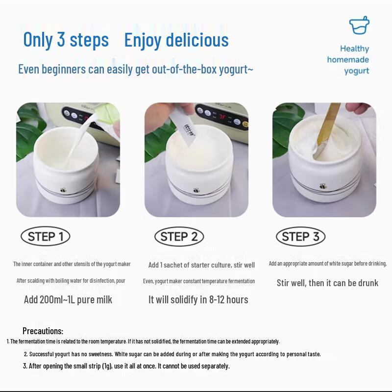 Youbite Homemade Probiotic Yogurt Starter Cultures