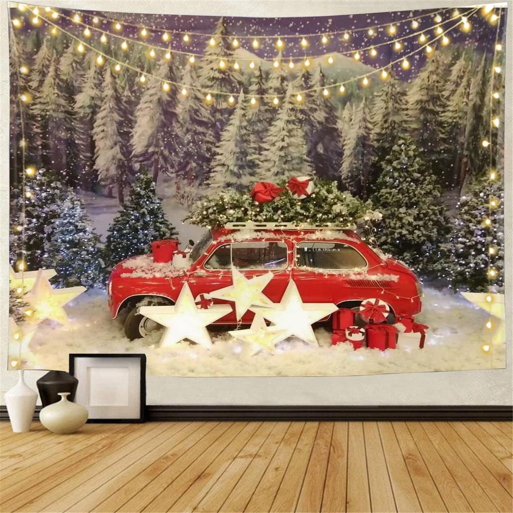 Snow Wall Hanging Tapestry Christmas Wall Hanging Tree Wall Hanging Gorgeous Christmas Tree Fireplace Gifts