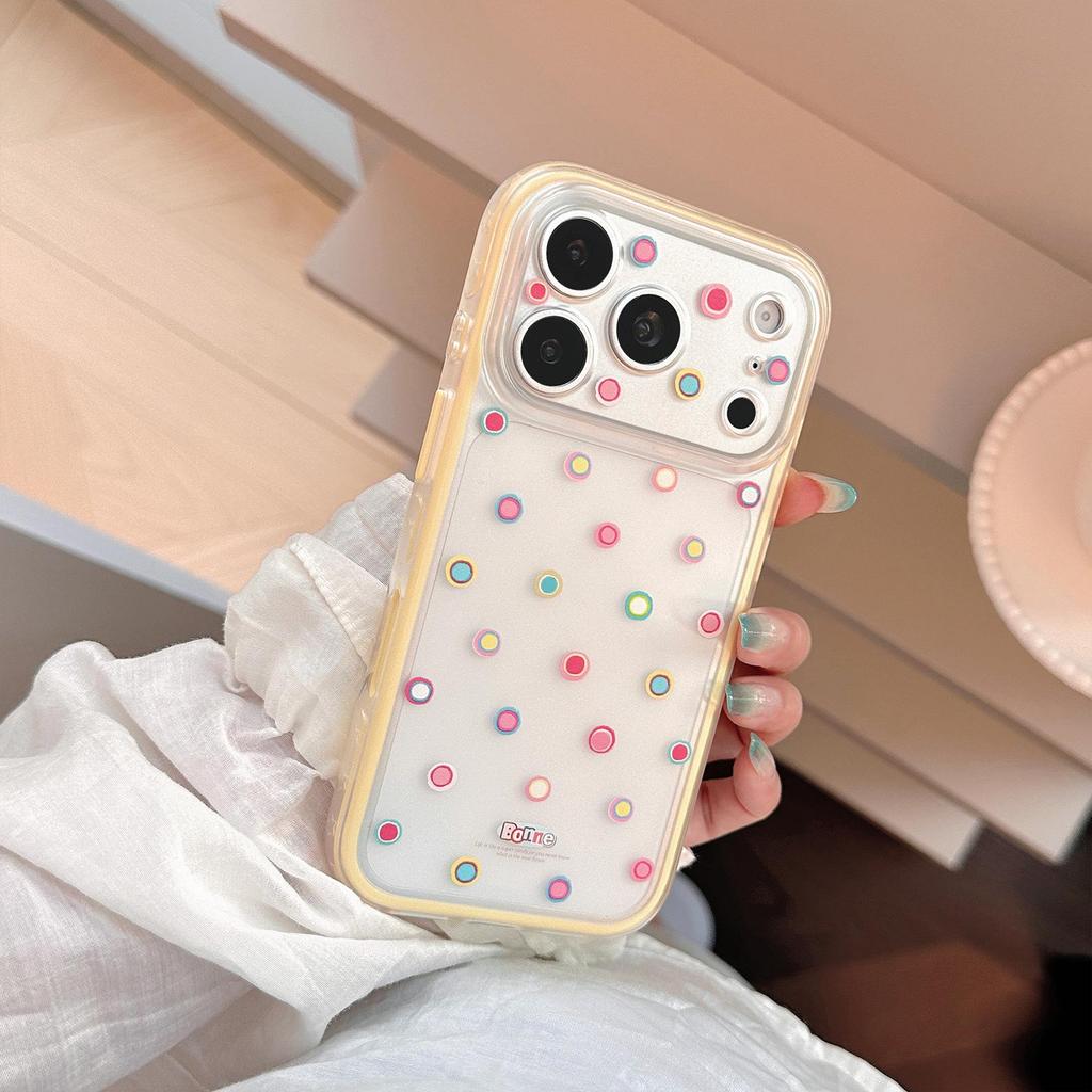 Художественный чехол для телефона в горошек для iPhone 16, iPhone 17 Pro Max и iPhone 18 Pro Max