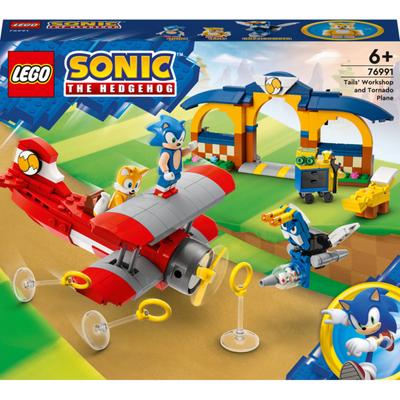 LEGO Sonic Tales: Рабочее место и самолет-торнадо 76991, разные цвета