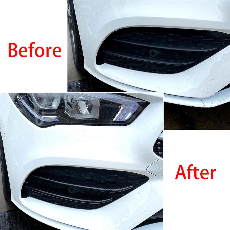 For Mercedes-Benz CLA W118 C118 Cla200 260 2020+ Front Bumper Grille Trim Air Knife Modification