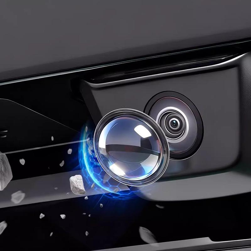 PAJL2 2Pcs Car Camera Protective Cover Reverse Image Lens Stickers For Tesla SpaceX Model 3 Y S X Y-Eur Highland Roadster Bonina Coil