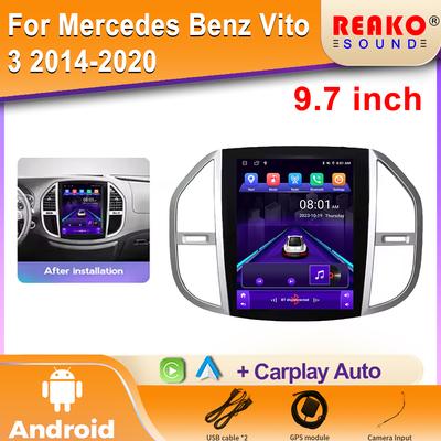 Для Mercedes Benz Vito 3 2014-2020 Видеоплеер Android Авто Радио GPS Навигация WIFI Мультимедиа Стерео Carplay 2din DVD