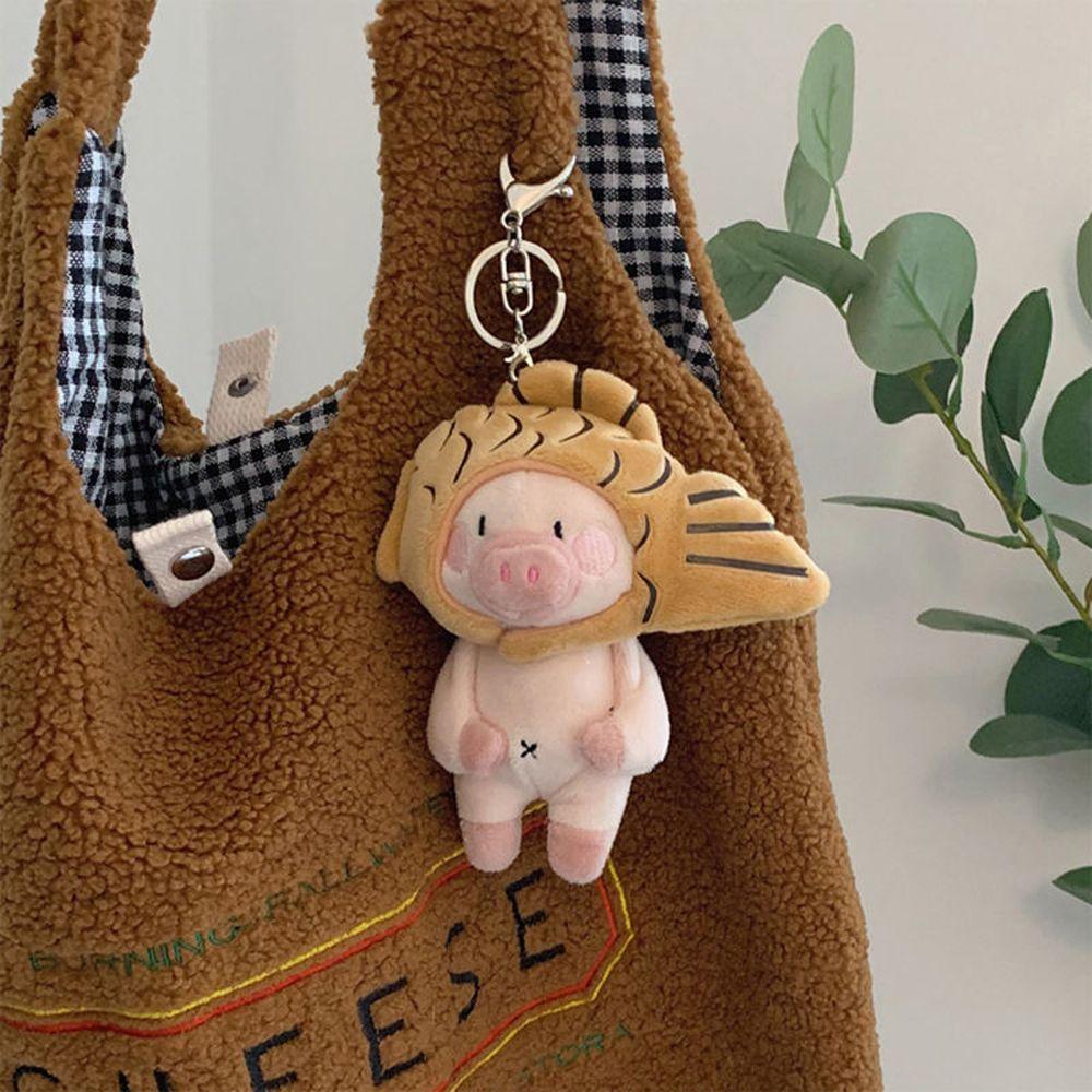 Shiba-Inu Children Gift Pig Backpack Charms Stuff Plush Toy Plush Pendant Keychain Bag Decoration