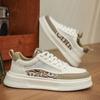 25 новых увеличивающих рост мужских туфель летние дышащие парусиновые кеды мужские на платформе нишевый дизайн спортивно-повседневные белые туфли