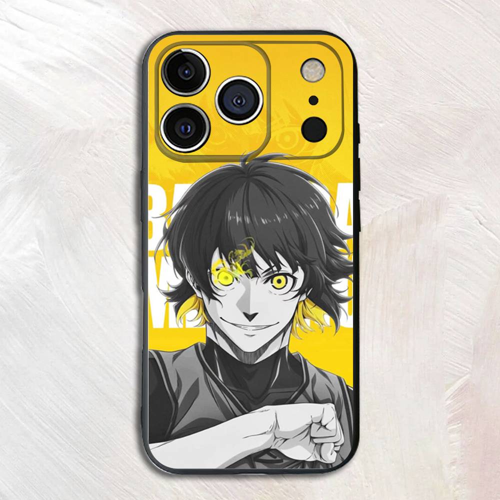 Милый Силиконовый Чехол Для Телефона B-Bachira Meguru Для iPhone 17,16,15,14,13,12 X XS Plus Pro Max Ударопрочный Мягкий Чехол
