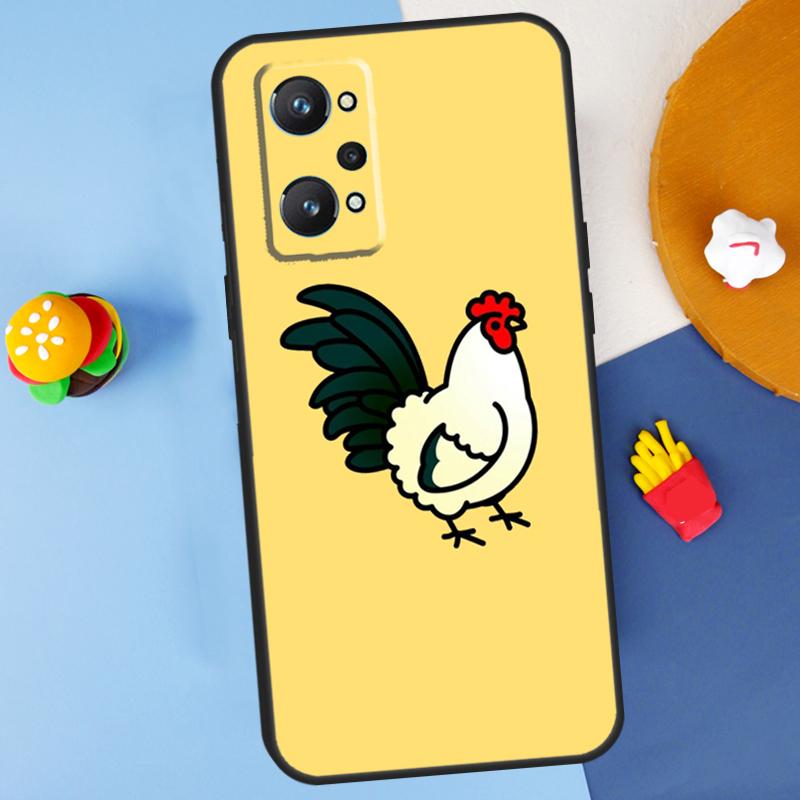 Chubby Chicken For Realme GT 6 6T 5 GT7 Pro C61 C75 C55 C51 C21Y C25S C67 C53 13 12 10 11 14 Pro Plus Case