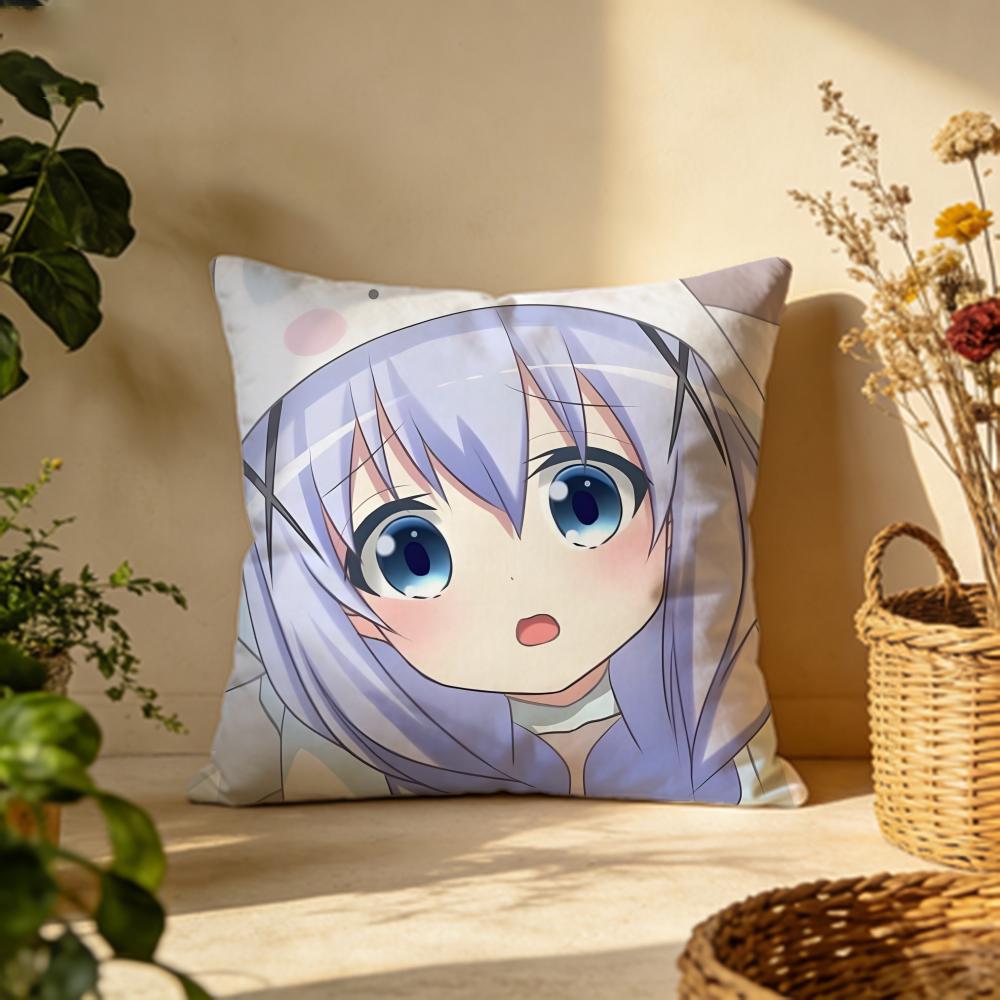 Fashion IIs the Order a Rabbitied Cushion Cover Versatile DoubleSided Pillow Case Fit for Sofa Bed Car  Daily Decor