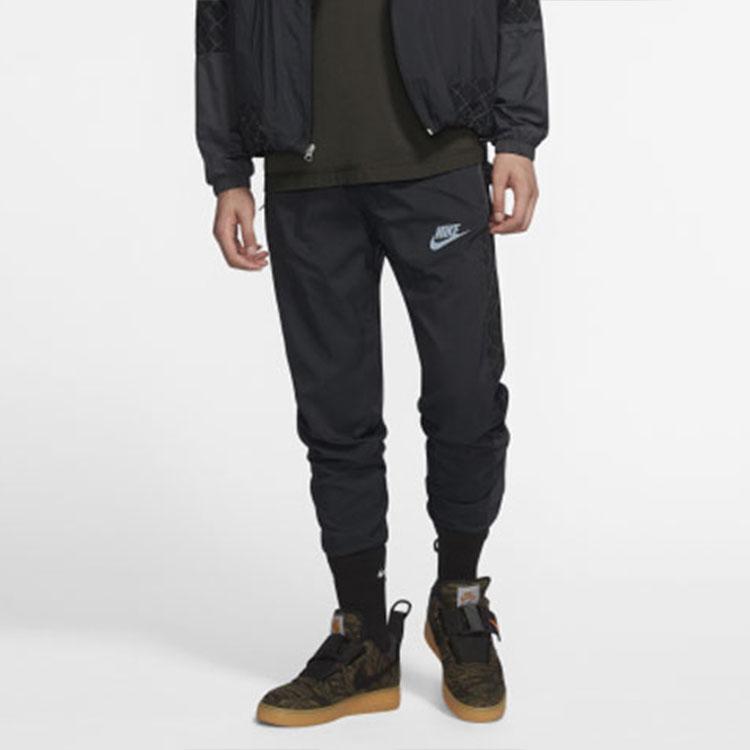 Nike Спортивная одежда Тканые брюки с зауженной молнией Мужские штаны Черные CK1185-010